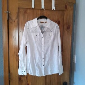 Wrangler western top size large